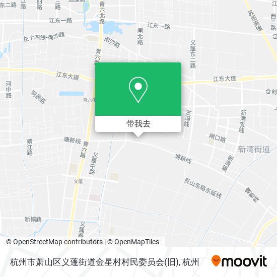 杭州市萧山区义蓬街道金星村村民委员会(旧)地图