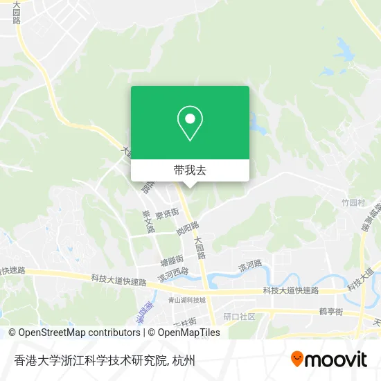 香港大学浙江科学技术研究院地图