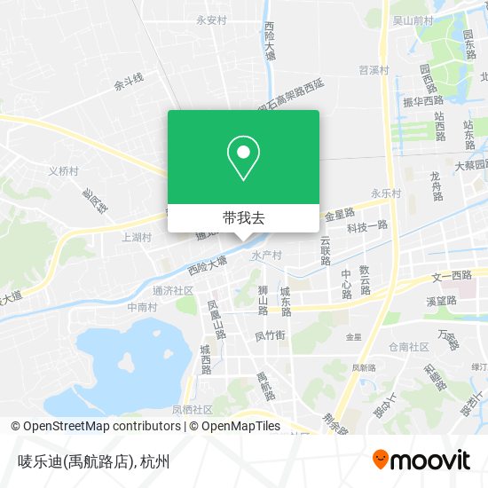唛乐迪(禹航路店)地图