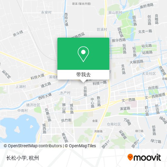 长松小学地图