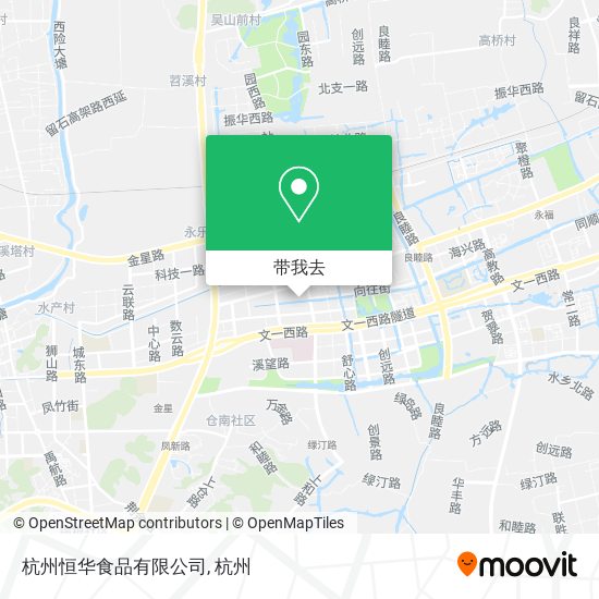 杭州恒华食品有限公司地图