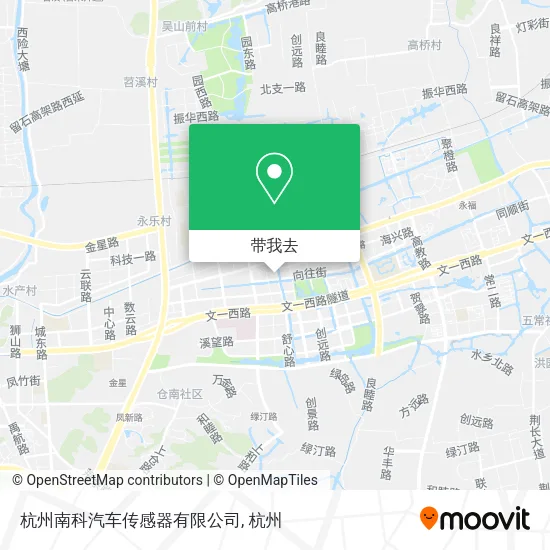 杭州南科汽车传感器有限公司地图