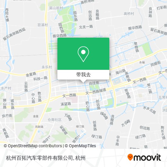 杭州百拓汽车零部件有限公司地图