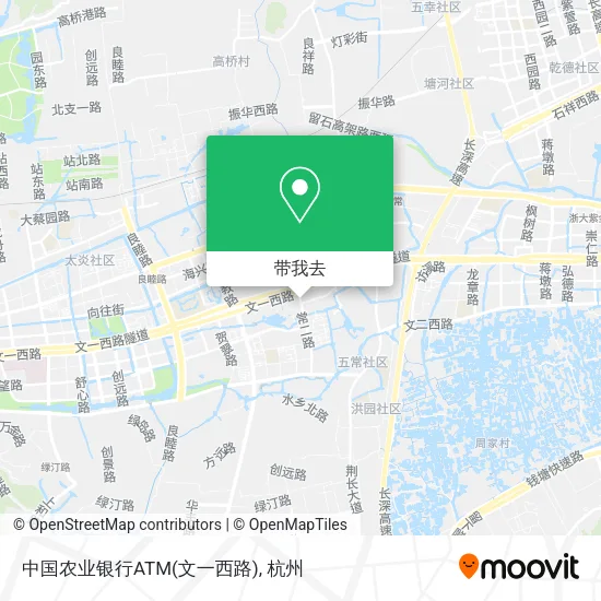 中国农业银行ATM(文一西路)地图