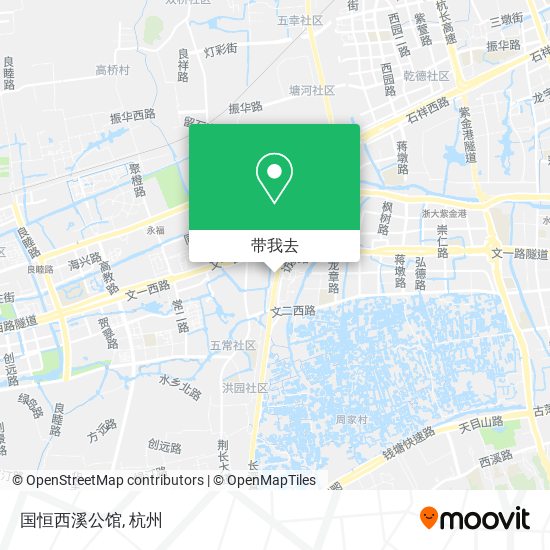 国恒西溪公馆地图