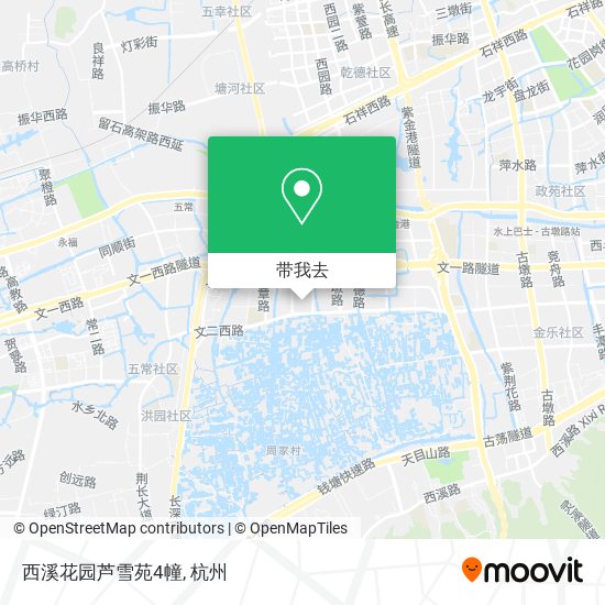 西溪花园芦雪苑4幢地图