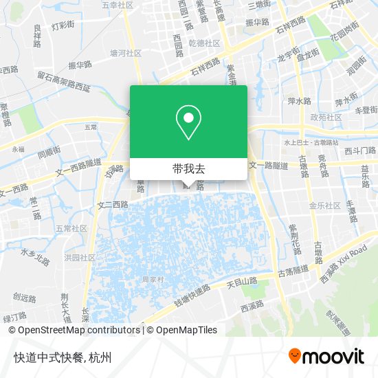 快道中式快餐地图