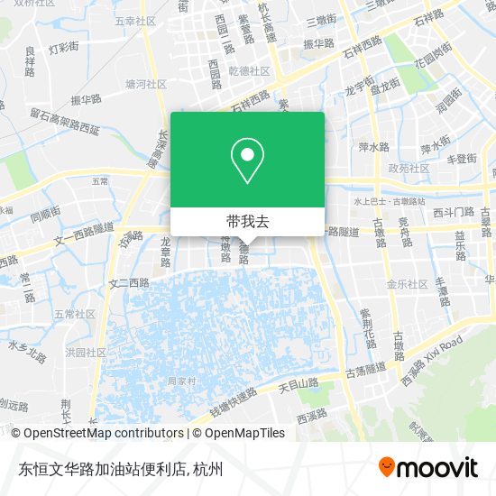 东恒文华路加油站便利店地图