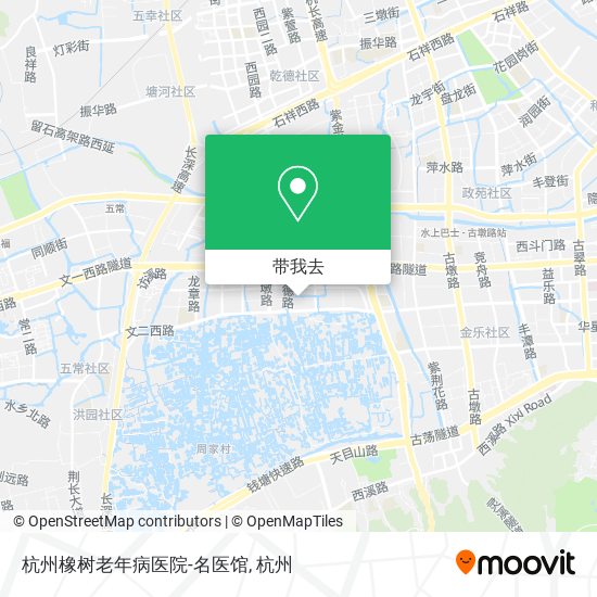 杭州橡树老年病医院-名医馆地图
