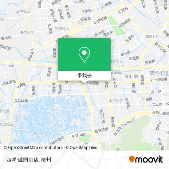 西溪·诚园酒店地图