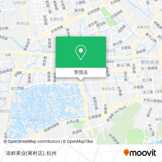 添鲜果业(蒋村店)地图