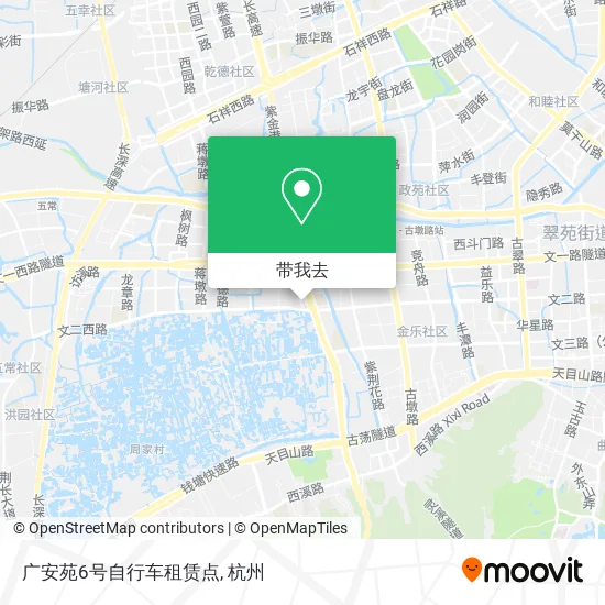 广安苑6号自行车租赁点地图