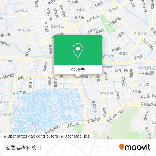 蓝熙运动馆地图
