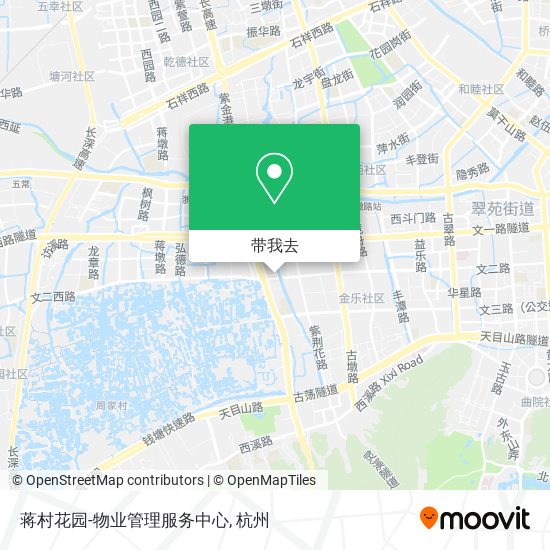 蒋村花园-物业管理服务中心地图
