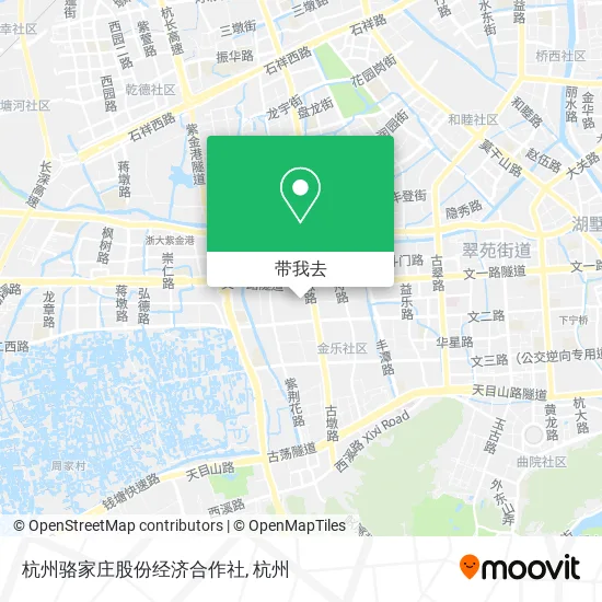 杭州骆家庄股份经济合作社地图