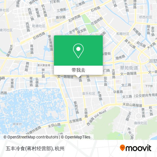 五丰冷食(蒋村经营部)地图