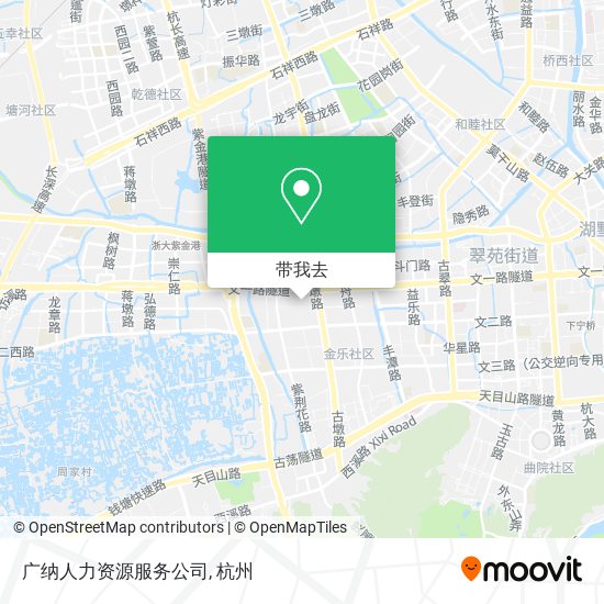 广纳人力资源服务公司地图