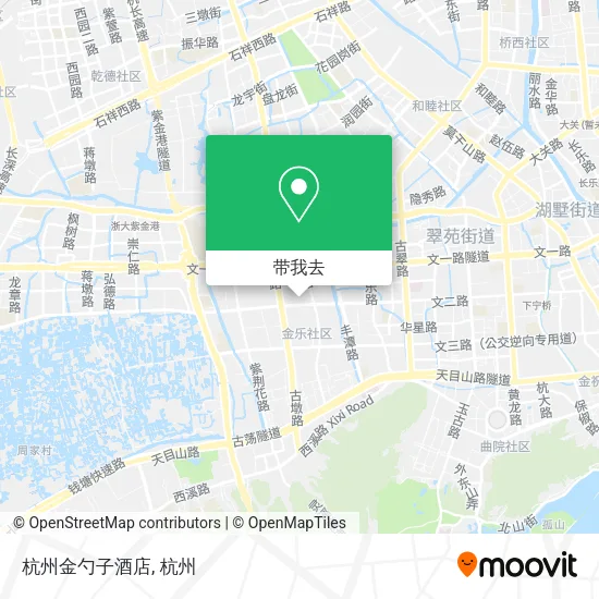 杭州金勺子酒店地图