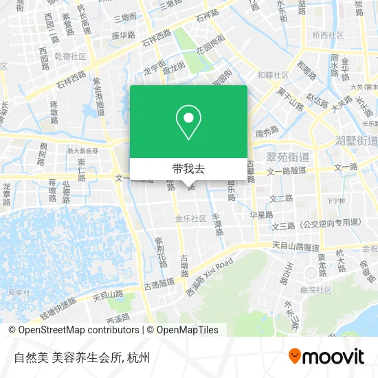 自然美 美容养生会所地图