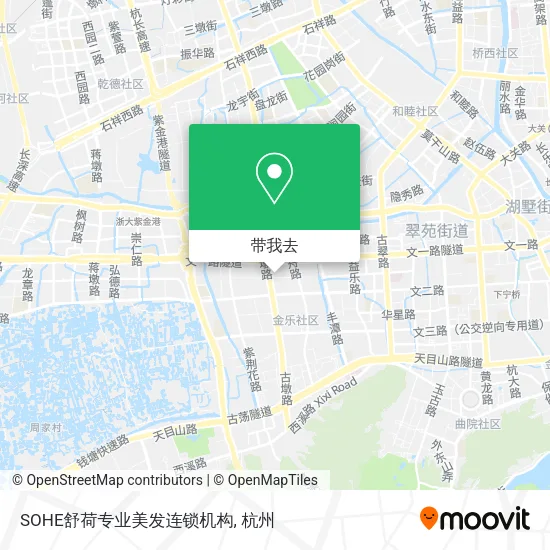 SOHE舒荷专业美发连锁机构地图