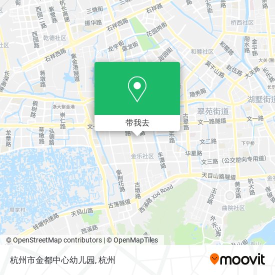 杭州市金都中心幼儿园地图