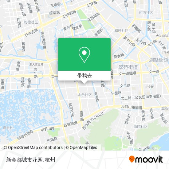 新金都城市花园地图