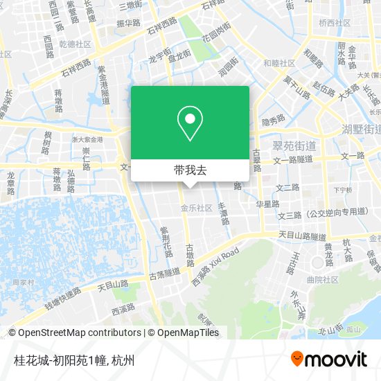 桂花城-初阳苑1幢地图