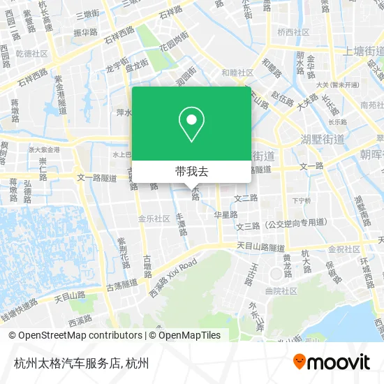 杭州太格汽车服务店地图