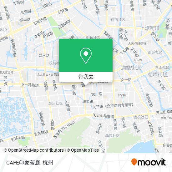 CAFE印象蓝庭地图