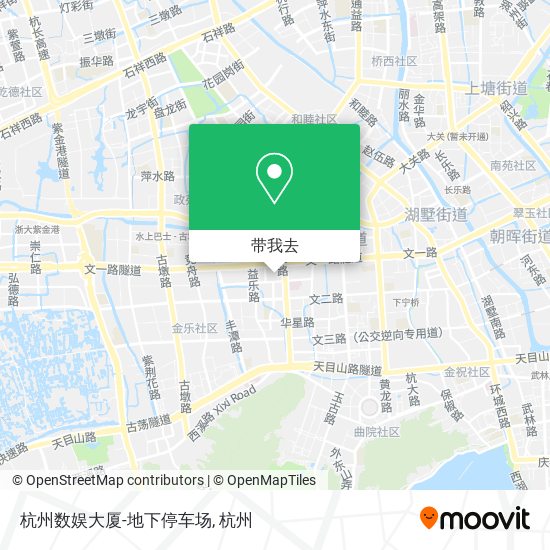 杭州数娱大厦-地下停车场地图