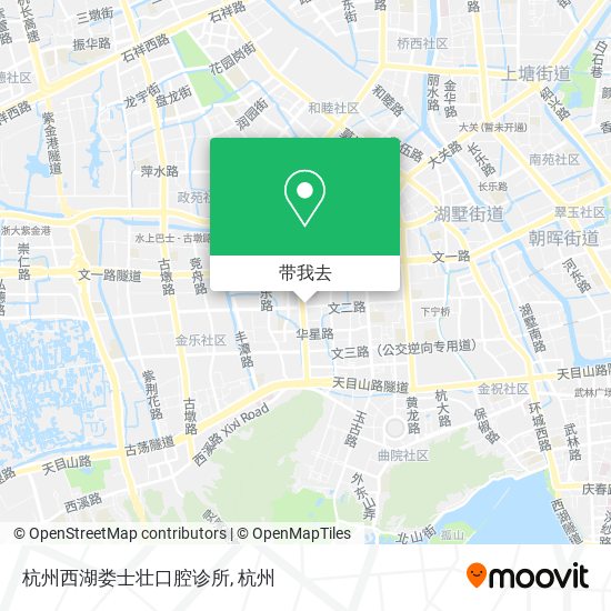 杭州西湖娄士壮口腔诊所地图