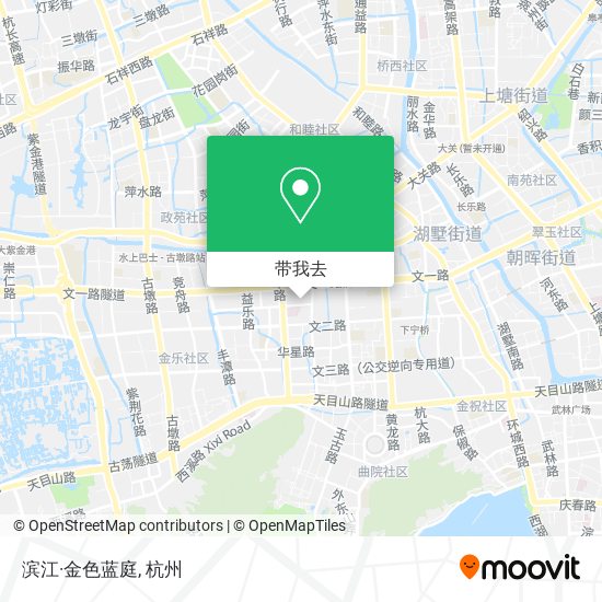 滨江·金色蓝庭地图