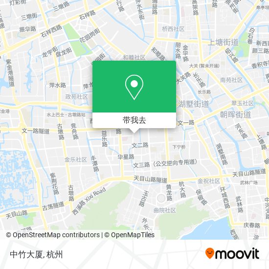 中竹大厦地图