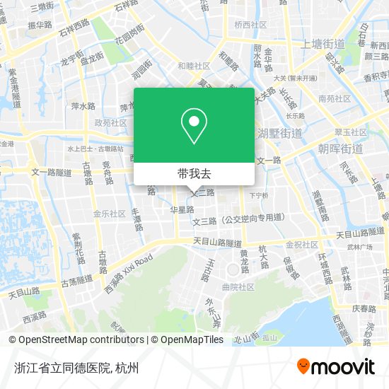 浙江省立同德医院地图