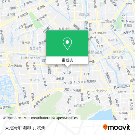 天池宾馆-咖啡厅地图