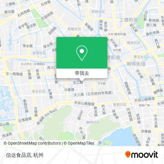 信达食品店地图