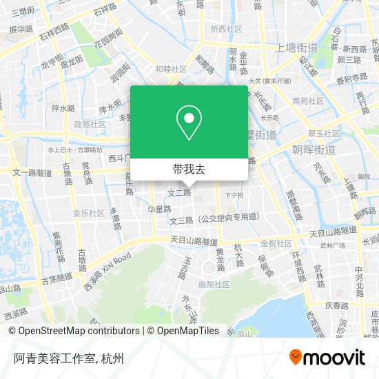 阿青美容工作室地图