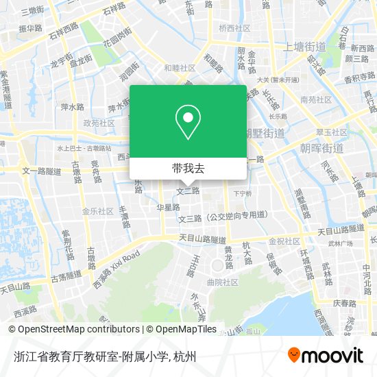 浙江省教育厅教研室-附属小学地图