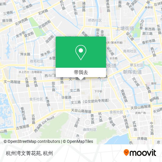 杭州湾文菁花苑地图