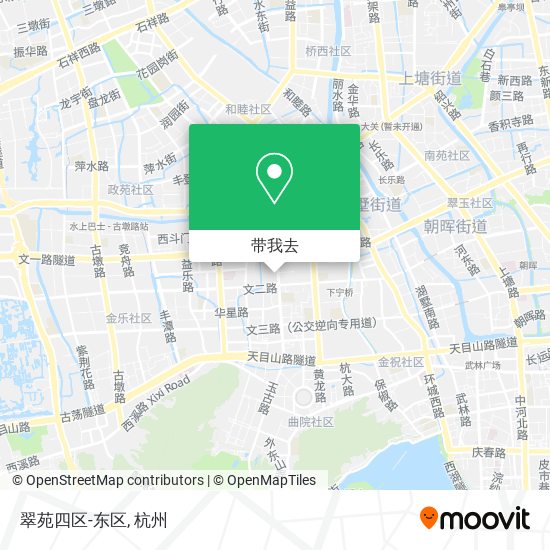 翠苑四区-东区地图