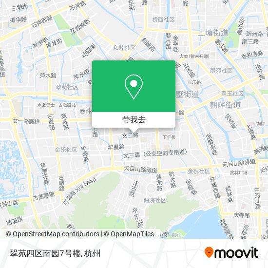 翠苑四区南园7号楼地图