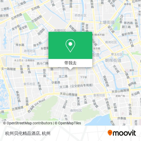 杭州贝伦精品酒店地图