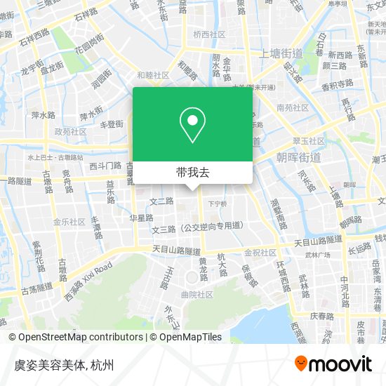 虞姿美容美体地图