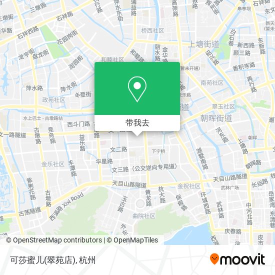 可莎蜜儿(翠苑店)地图