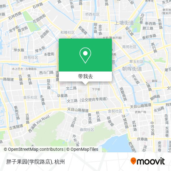 胖子果园(学院路店)地图