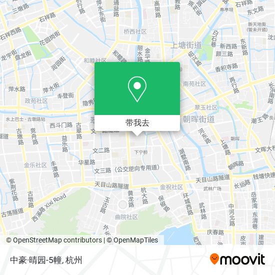 中豪·晴园-5幢地图