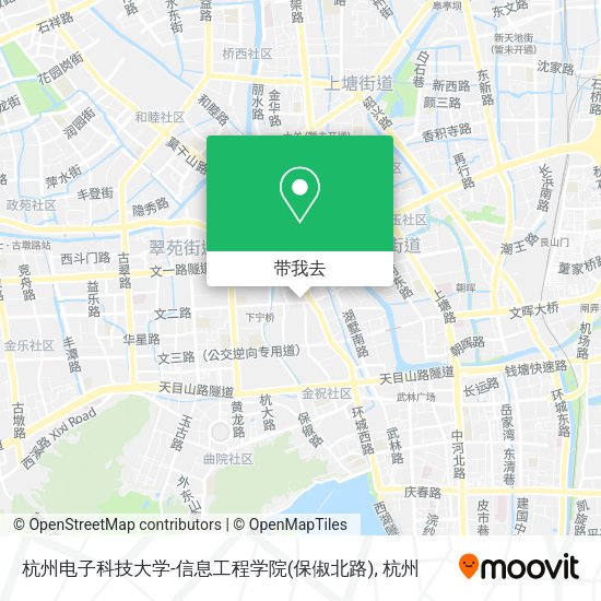 杭州电子科技大学-信息工程学院(保俶北路)地图