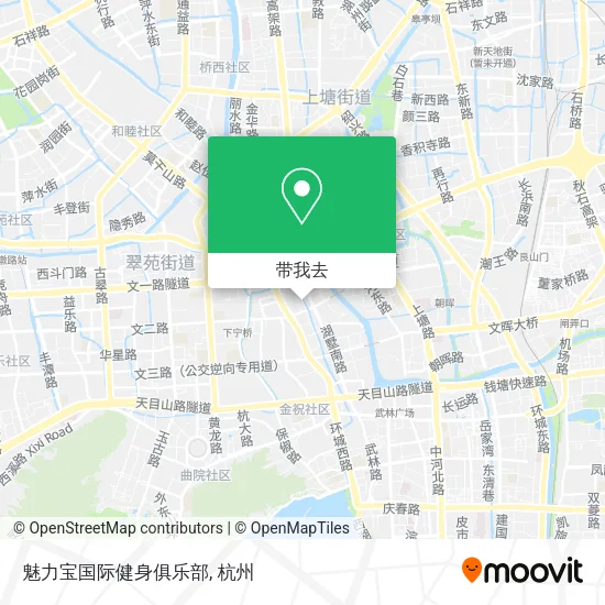 魅力宝国际健身俱乐部地图