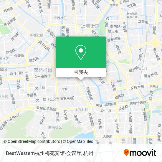 BestWestern杭州梅苑宾馆-会议厅地图
