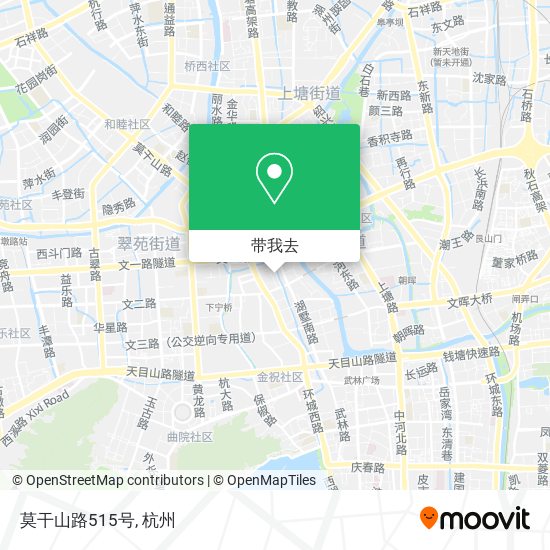 莫干山路515号地图